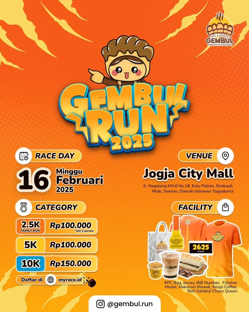 Poster Event Gembul Run 2025